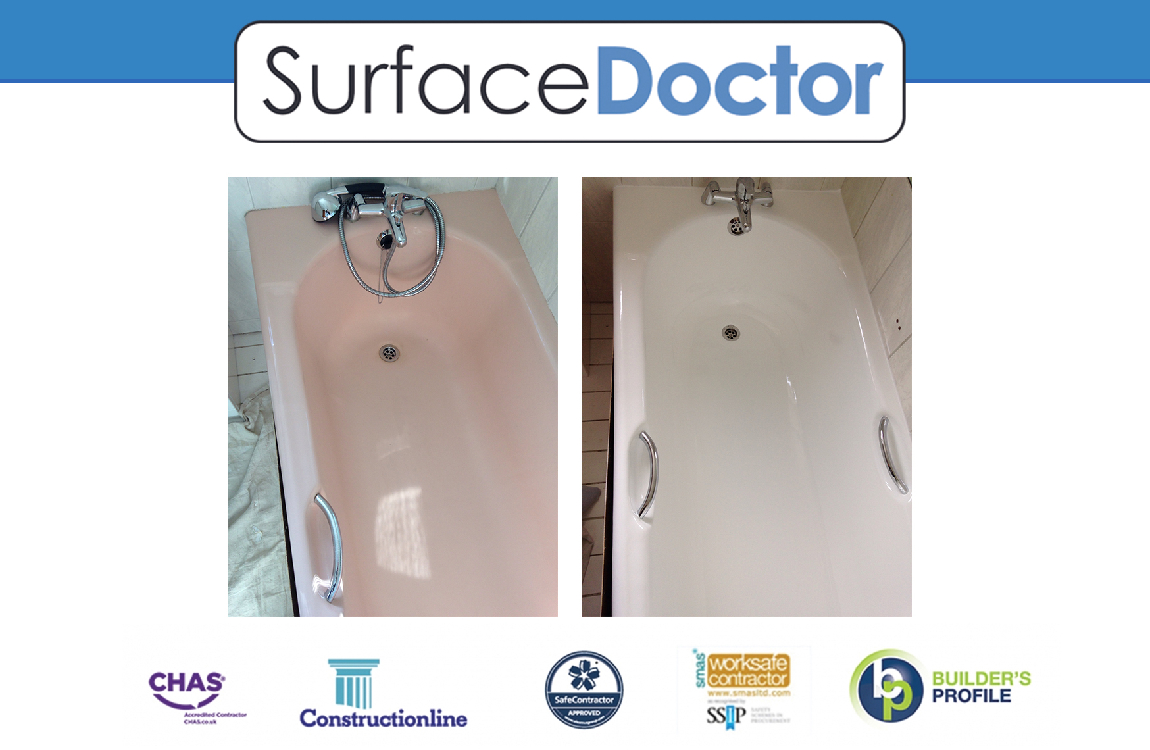 Bath Crack Repair Manchester before and after results - Surface Doctor showing damaged Victorian cast iron bath crack transformed from serious structural damage to completely invisible repair using professional compounds and expert techniques in Didsbury property
